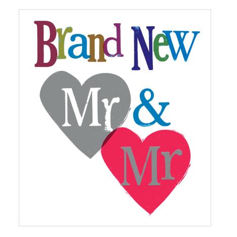 Brand New Mr & Mr The Bright Side Wedding Card £2.10